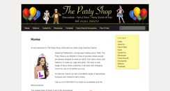 Desktop Screenshot of partyshop-mold.co.uk